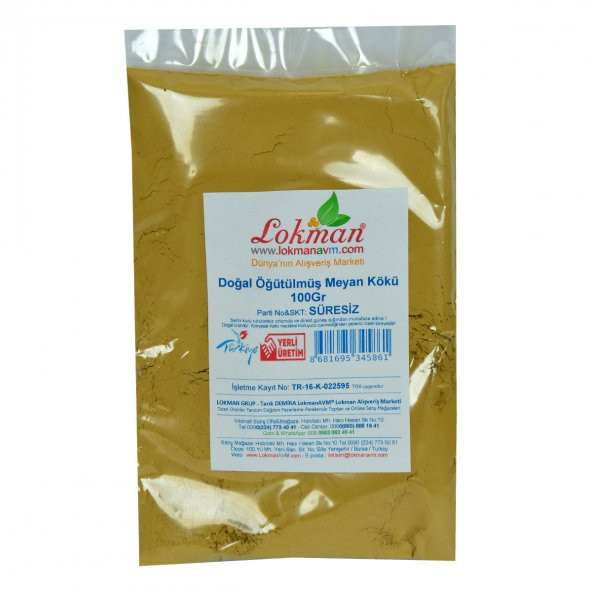 Meyan Kökü Öğütülmüş Doğal 100 Gr Paket - 2