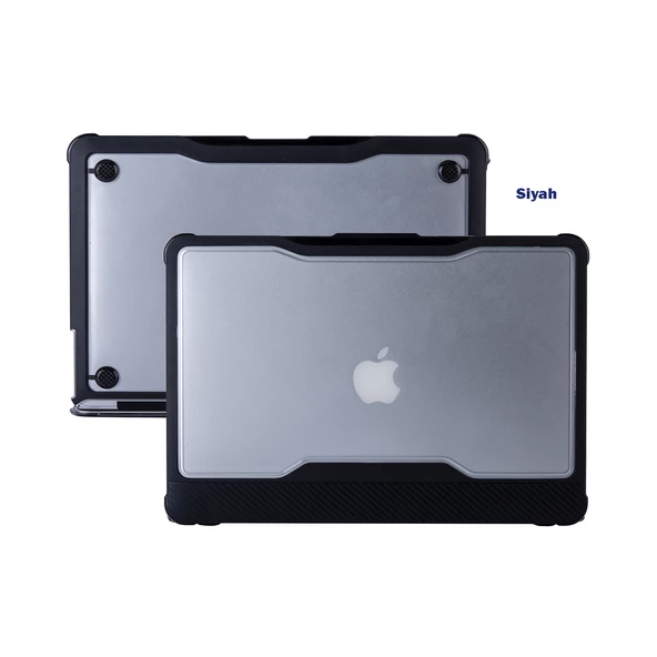 Macbook Air Kılıf 13 inç Darbe Emici (Eski USB'li Model 2010-2017) A1369 A1466 ile Uyumlu - 4