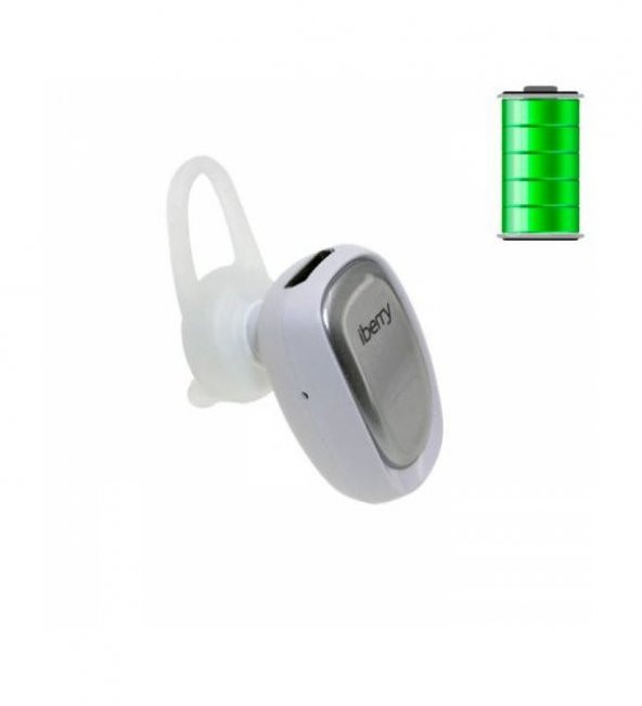 iBerry Kulaklık Kablosuz Bluetooth Kulakiçi Silikon Destekli Dış Kulak Aparatlı Ver42 - 3