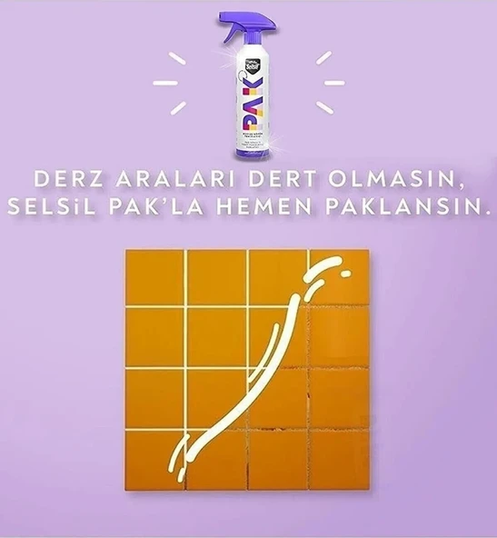 Selsil Pak Köpük Mucize Temizleyici Sprey 500ml - Resim 3