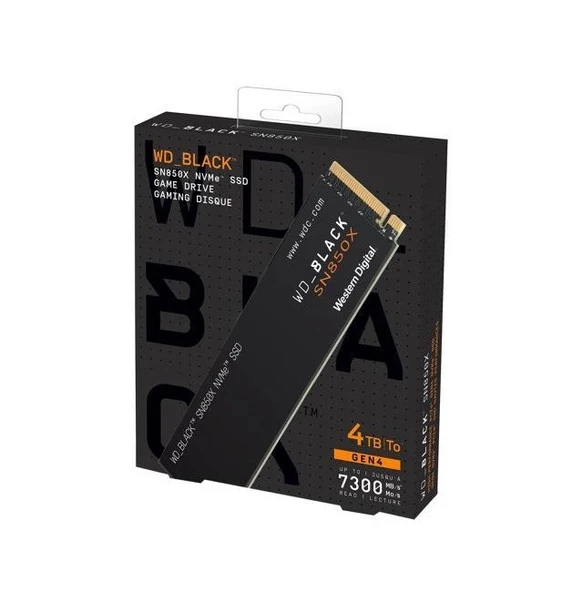 WD Black SN850X 4TB NVMe M.2 (7300/6600) - 3