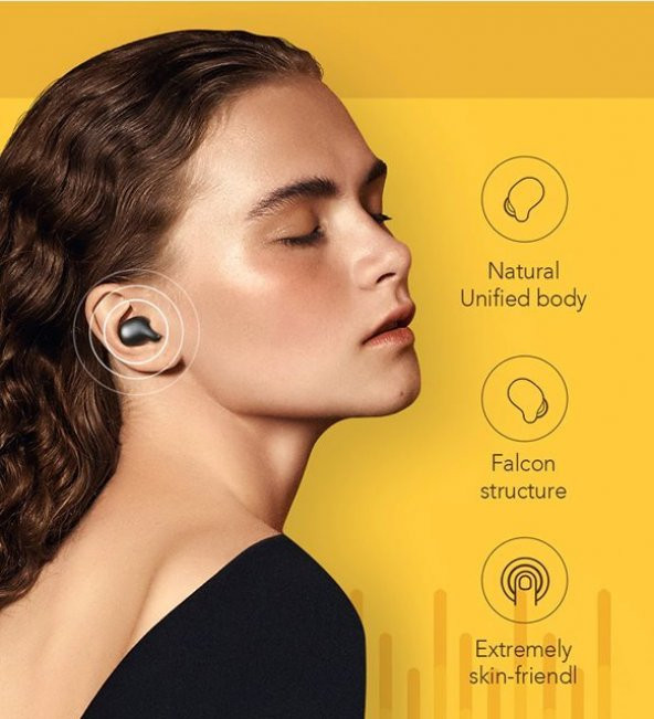 Haylou T15 Bluetooth Kulaklık Siyah Orjinal - 3