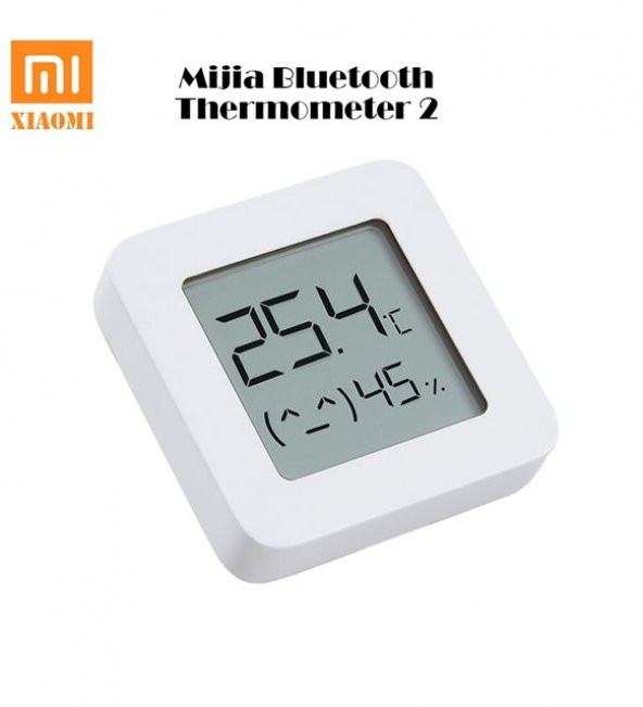 Xiaomi Bluetooth Akıllı Sıcaklık ve Nem Ölçer Termometre - Beyaz - 1