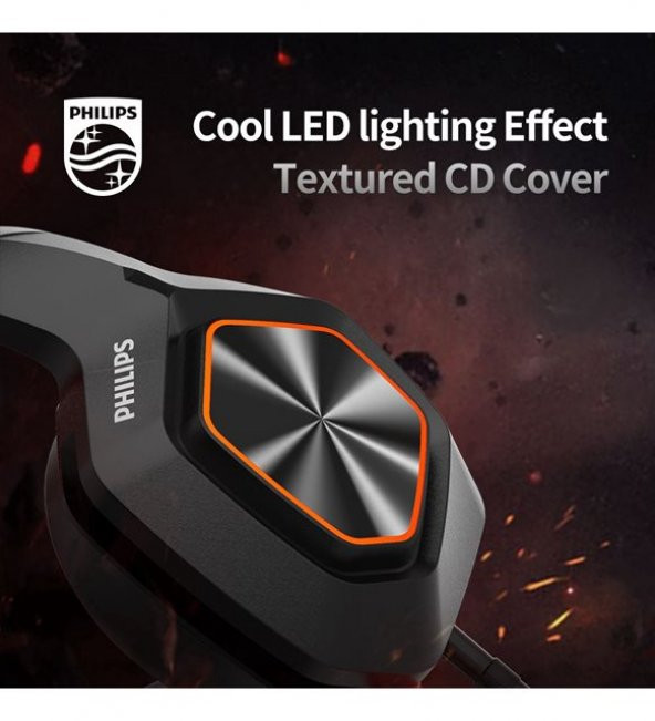 Philips TAG 3115 7.1 Surround Gaming Kulak Üstü Oyuncu Kulaklığı USB Girişli - 2