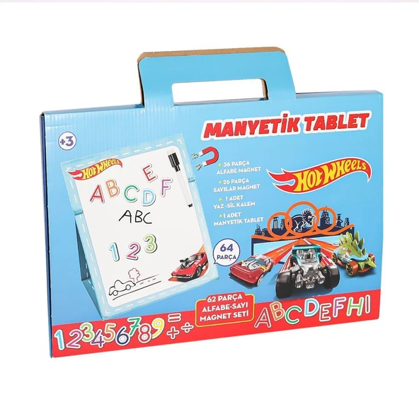 2236 Hot Wheels Manyetik Tablet 64 Parça - 4