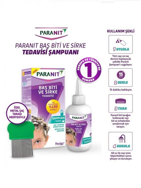 Paranit Bit Şampuanı 100 ml