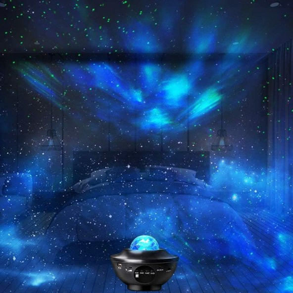 Zenon Smart Starry Projektör Light-Blth+Müzik+7Farklı Ambians - 10