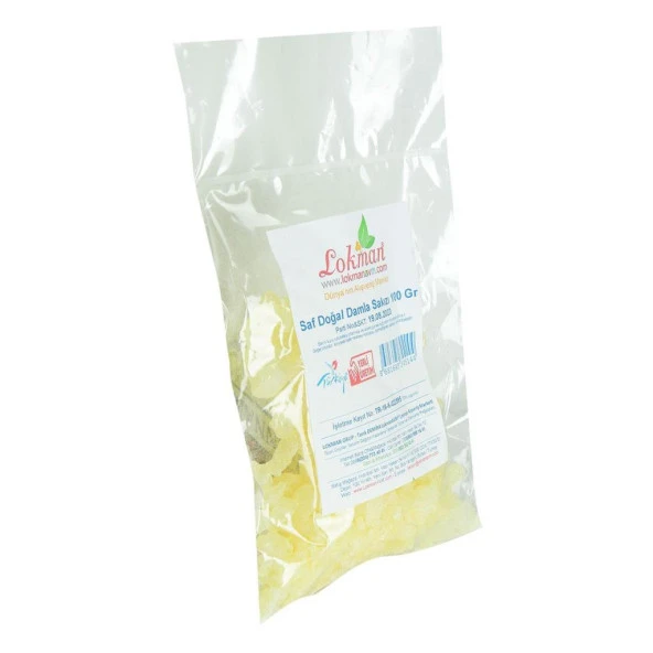Doğal Sakız Ağacı Damla Sakızı Granül 1.Kalite Tane Parça 100GR - 4