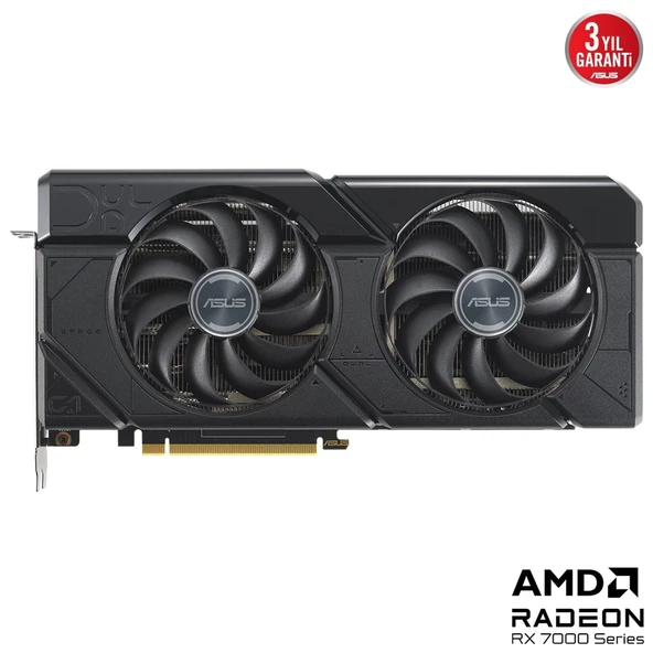 Asus Radeon RX 7700 XT Dual O12G 12GB GDDR6 192 Bit Ekran Kartı - 2