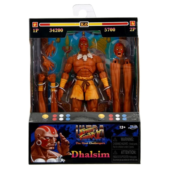 Jada Street Fighter II 15 Cm Figürler Dhalsim - 3