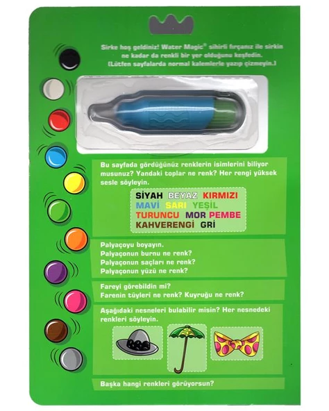 Sirkteki Renkler Yeni Water Magic Yumurcak Yayınları - 2