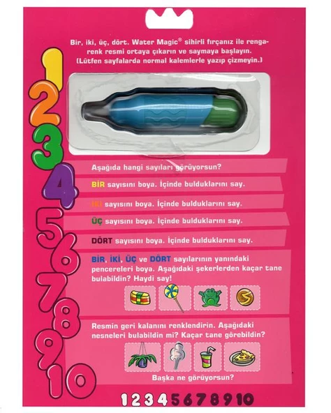 Şekerlerle Sayılar Water Magic Yumurcak Yayınları - 2