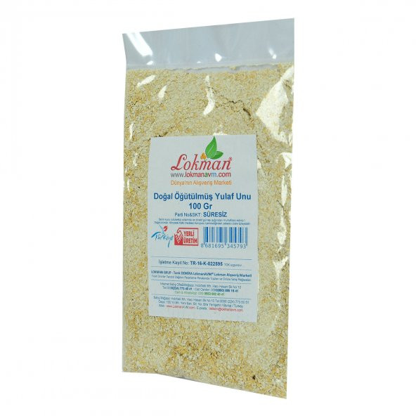 LokmanAVM Doğal Öğütülmüş Yulaf Unu 100 Gr Paket - 3