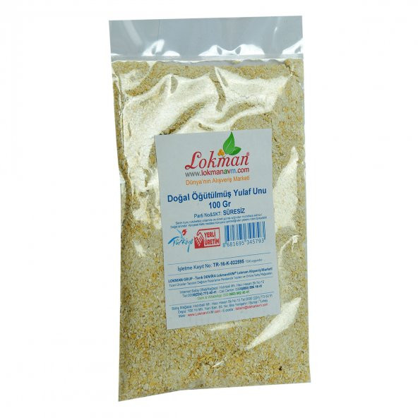 LokmanAVM Doğal Öğütülmüş Yulaf Unu 100 Gr Paket - 4