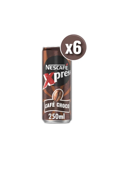 Nescafe Xpress Çikolata Soğuk Kahve 250 Ml X 6 Adet - 2