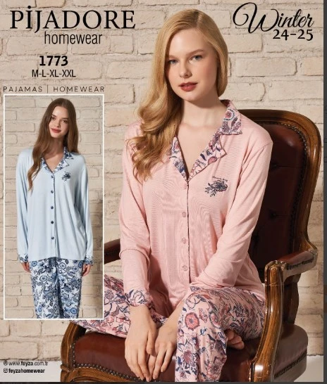 Pijadore 1773 Mavi Kadın  Pijama takım