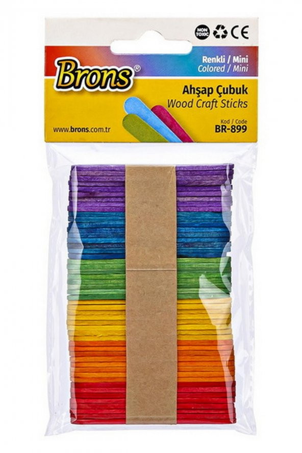 Brons Dil Çubuğu Renkli Mini BR-899
