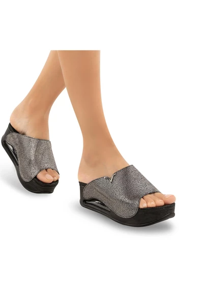 Muya Aero Anatomik Air Max Tabanlı Topuk Dikeni Kadın Terlik - 9