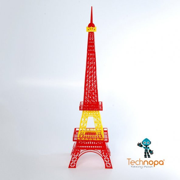 Eyfel Kulesi Kırmızı Sarı
