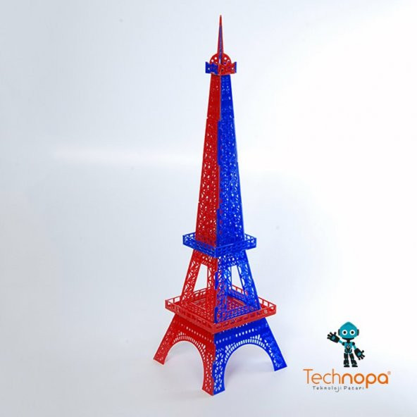 Eyfel Kulesi Kırmızı Lacivet - 2