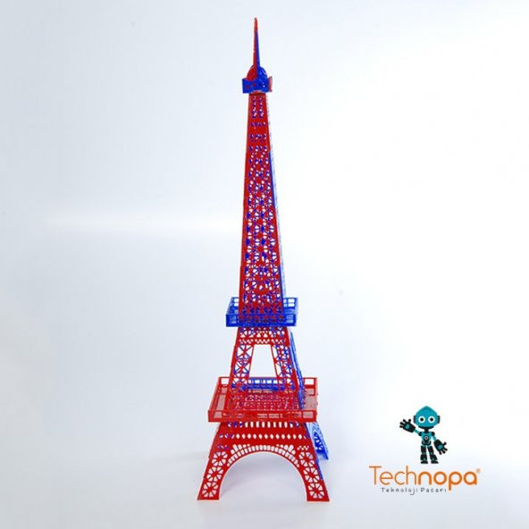 Eyfel Kulesi Kırmızı Lacivet - 3