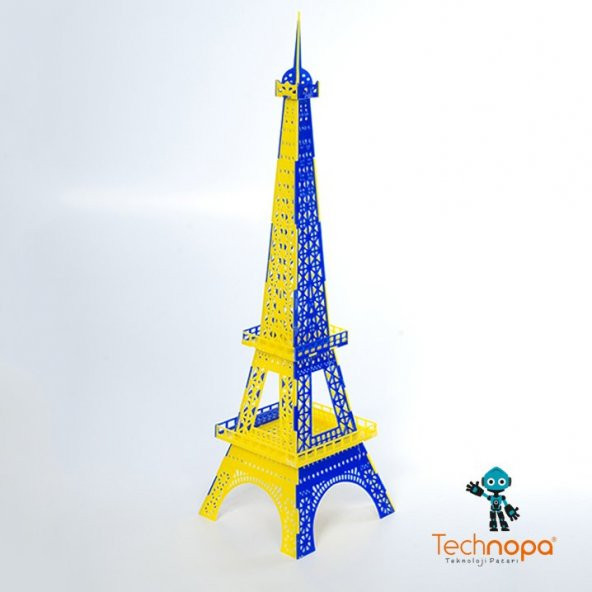 Eyfel Kulesi Sarı Lacivert - 2