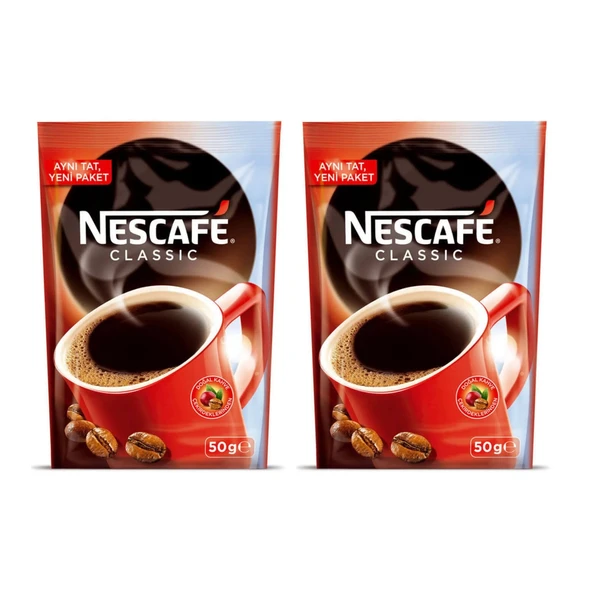 Nescafe Classic 50 Gr Eko Paket x 2 Adet ürün görseli