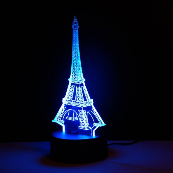 Eyfel Kulesi 3D Lamba
