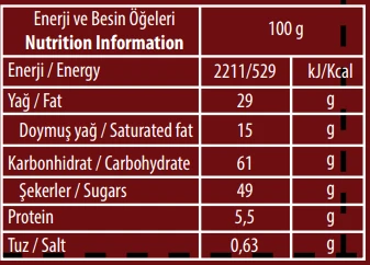Fiorella Fındık Kremalı Çikolatalı Bisküvi 22,5 Gr. 24lü (1 Kutu) - 2