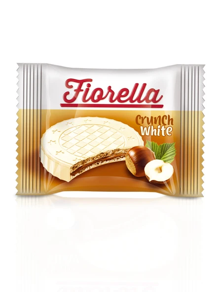 Fiorella Crunch Beyaz Çikolatalı Gofret 20 Gr. 24lü (1 Paket) - 3