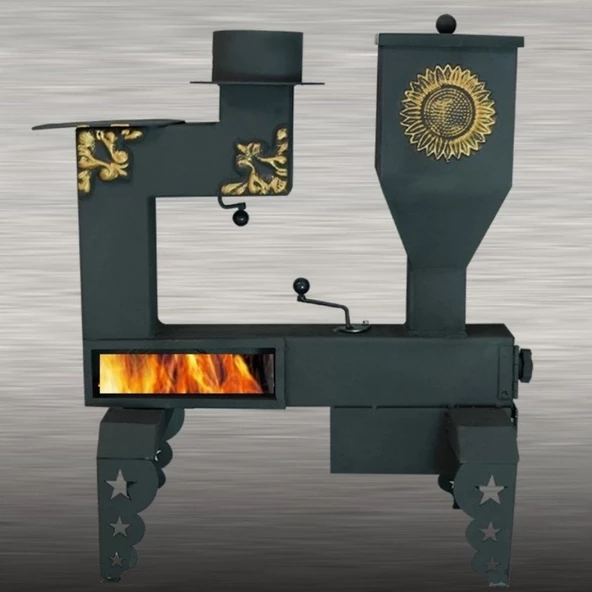 Etinova Pelet Soba M001 Mini Pelet Sobası Desenli Model - 2