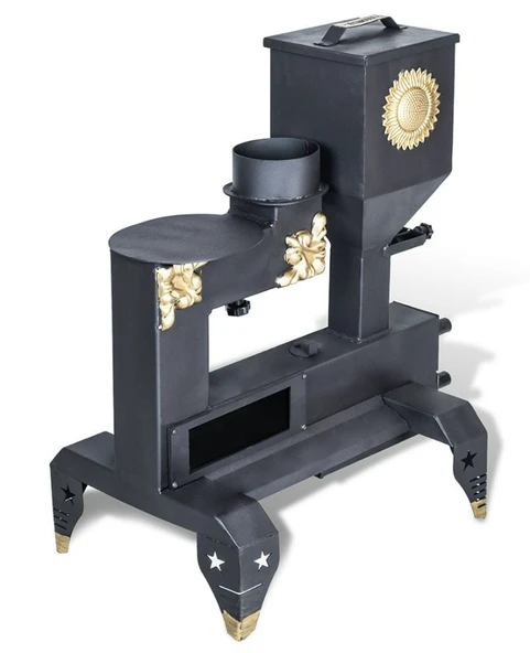 Etinova Pelet Soba M001 Mini Pelet Sobası (Desenli Model) - 2