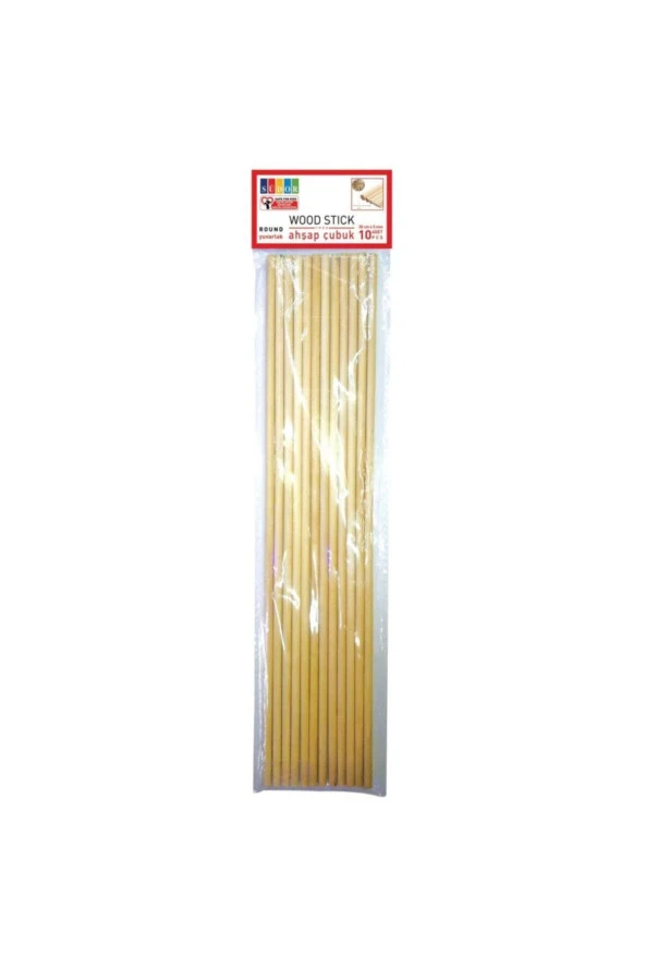 Südor Ahşap Çubuk 30 Cm x5 Mm (10 Lu Paket)