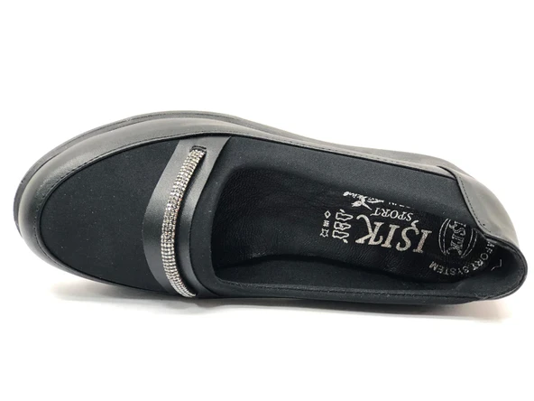 Berfilla Dr.Tavsiyeli İçi %100 Deri Anne Kadın Babet Ayakkabı - 4