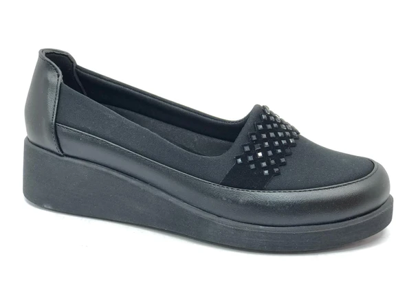 Berfilla Dr.Tavsiyeli İçi %100 Deri Anne Kadın Babet Ayakkabı ürün görseli 1