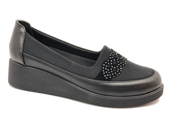 Berfilla Dr.Tavsiyeli İçi %100 Deri Anne Kadın Babet Ayakkabı ürün görseli