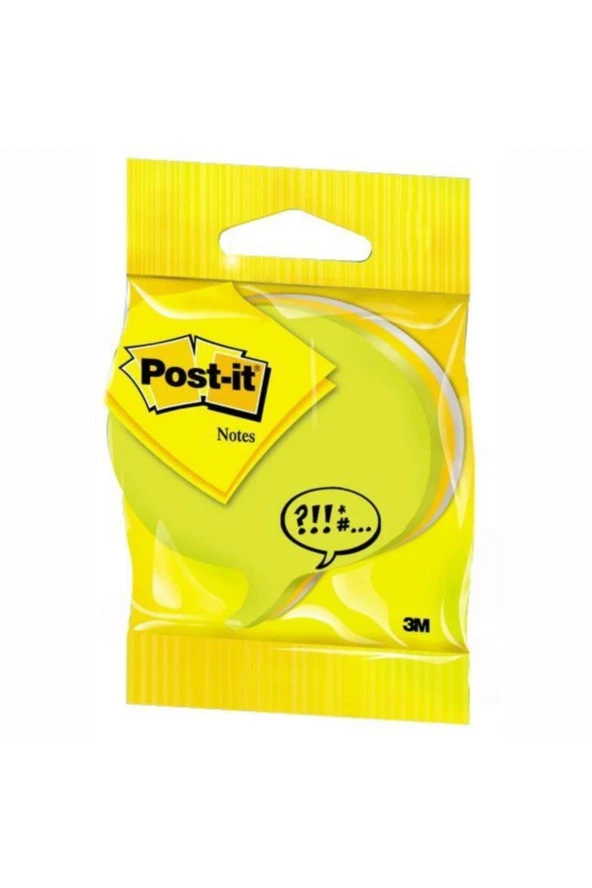 Post-it Şekilli Yapışkanlı Not Kağıdı Balon Şekilli 225 Yaprak
