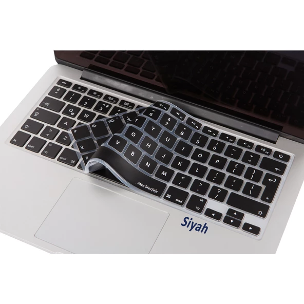 Macbook Klavye Koruyucu Air Pro (UK-EU İngilizce) (Eski USB'li Model 2008/2017) ile Uyumlu - 3