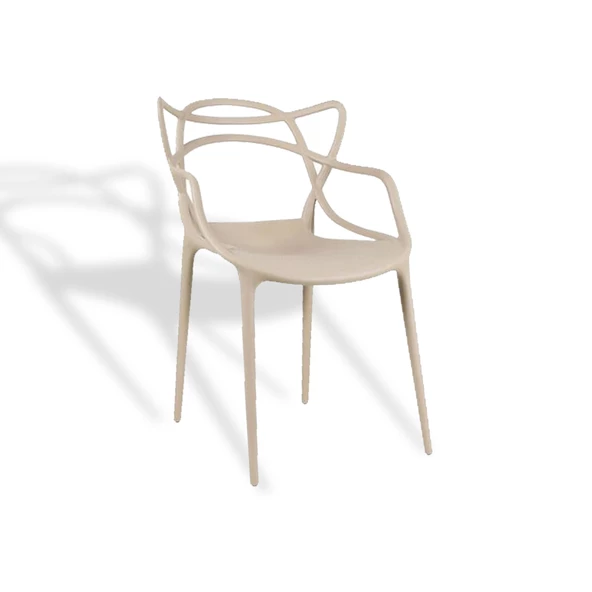 Karmen Plastik Sandalye - Kapiçino ürün görseli