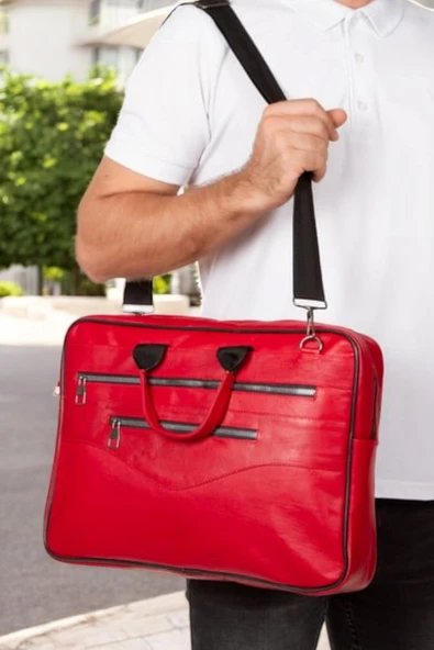 Lederax Hakiki Deri Evrak Portföy 15.6 inç Laptop Çantası LD336 - 4