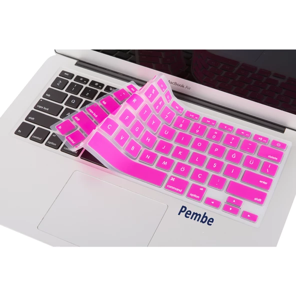 Macbook Klavye Air Pro Koruyucu (US to TR) (Eski USB'li Model 2008-2017) ile Uyumlu - 5