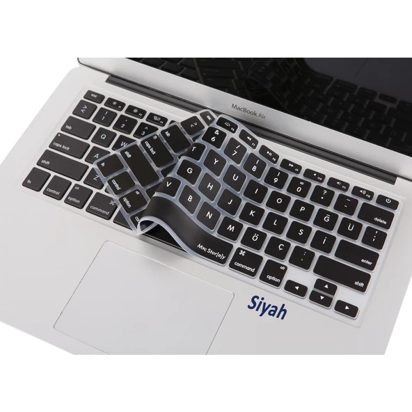 Macbook Klavye Air Pro Koruyucu (US to TR) (Eski USB'li Model 2008-2017) ile Uyumlu - 3
