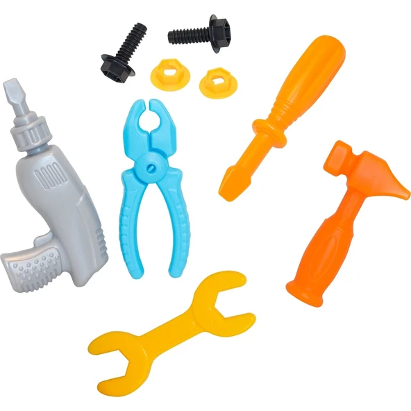 Dede Teknik Tamir Set Bavulum 03483 - Resim 5