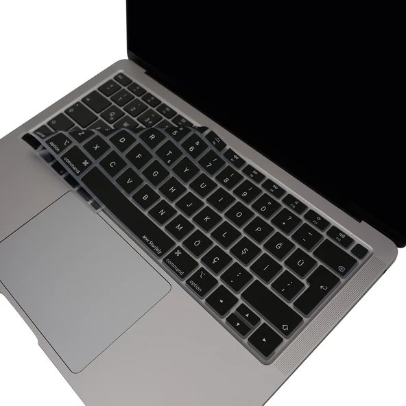 MacBook Air 13 Klavye Koruyucu Türkçe Q Silikon İnce Yıkanabilir A1932 2018–2019 Uyumlu ürün görseli 1