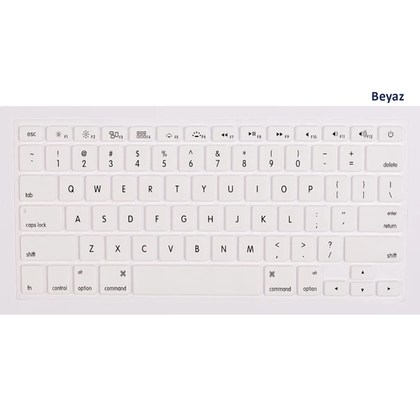 Macbook Klavye Air Pro Koruyucu (US-ABD İngilizce) (Eski USB'li Model 2008/2017) ile Uyumlu - 5