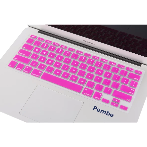 Macbook Klavye Air Pro Koruyucu (US-ABD İngilizce) (Eski USB'li Model 2008/2017) ile Uyumlu - 8