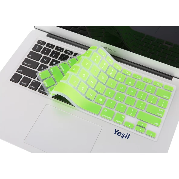 Macbook Klavye Air Pro Koruyucu (US-ABD İngilizce) (Eski USB'li Model 2008/2017) ile Uyumlu - 7
