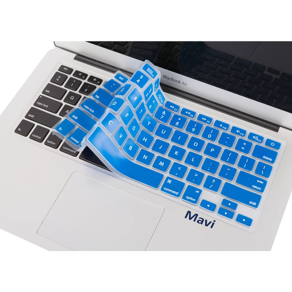 Macbook Klavye Air Pro Koruyucu (US-ABD İngilizce) (Eski USB'li Model 2008/2017) ile Uyumlu - 12