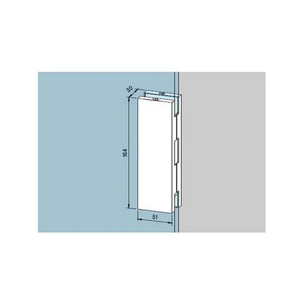 Dorma Glas GK50 Kilit Karşılığı - 2