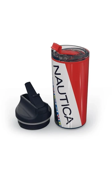 Mebak Nautica Ntm02 Sport Termos Paslanmaz Çelik 650 ml Navy Flags